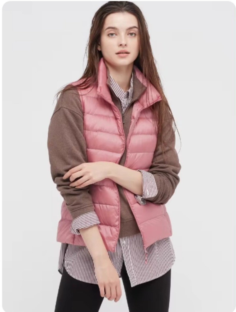 Down Vest Ultralight - سترة نسائية بلا أكمام خفيفة للغاية