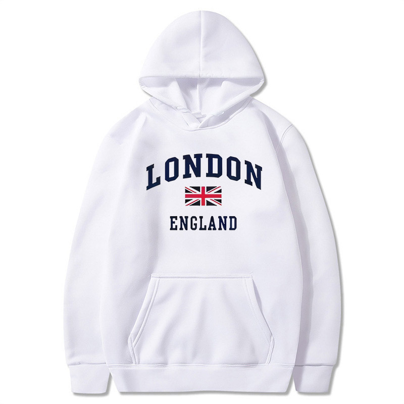 Winter Clothing London - هودي لندن إنجلترا للرجال، سترات بقلنسوة