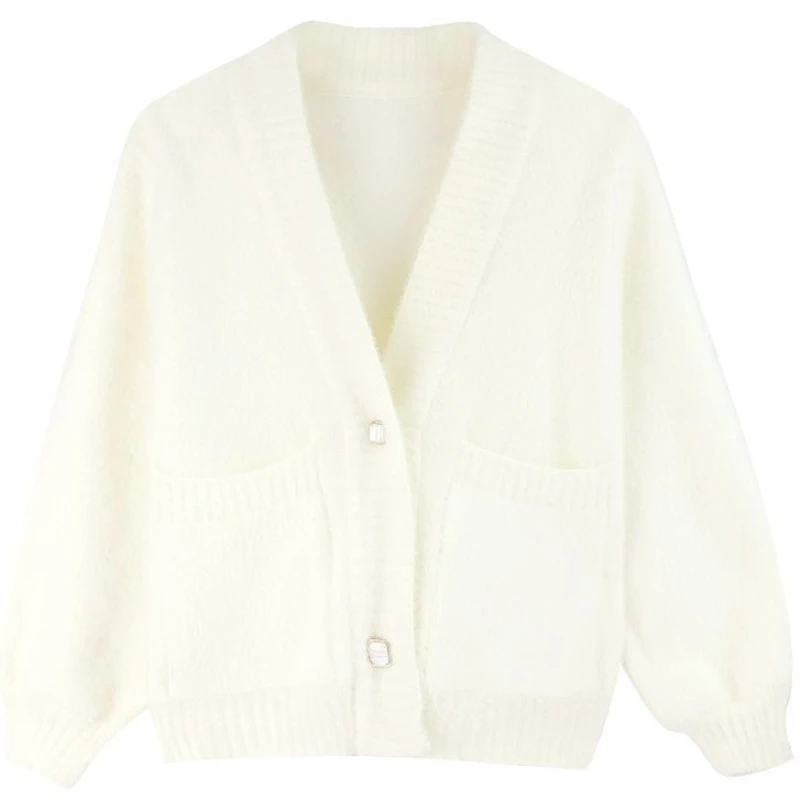 Winter Clothing Offer - سترة نسائية سترة بيضاء على شكل