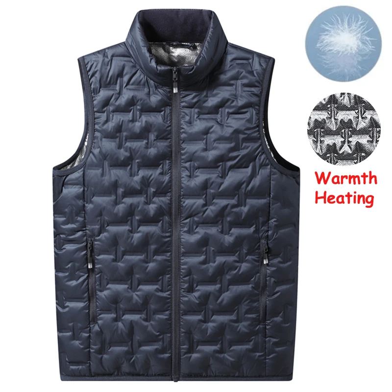 Down Vest Ultralight - سترة رجالية شتوية جديدة محشوة بريش