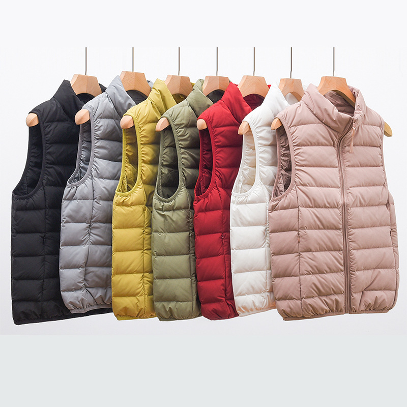 Down Vest Ultralight - سترة نسائية خفيفة الوزن للغاية لفصلي