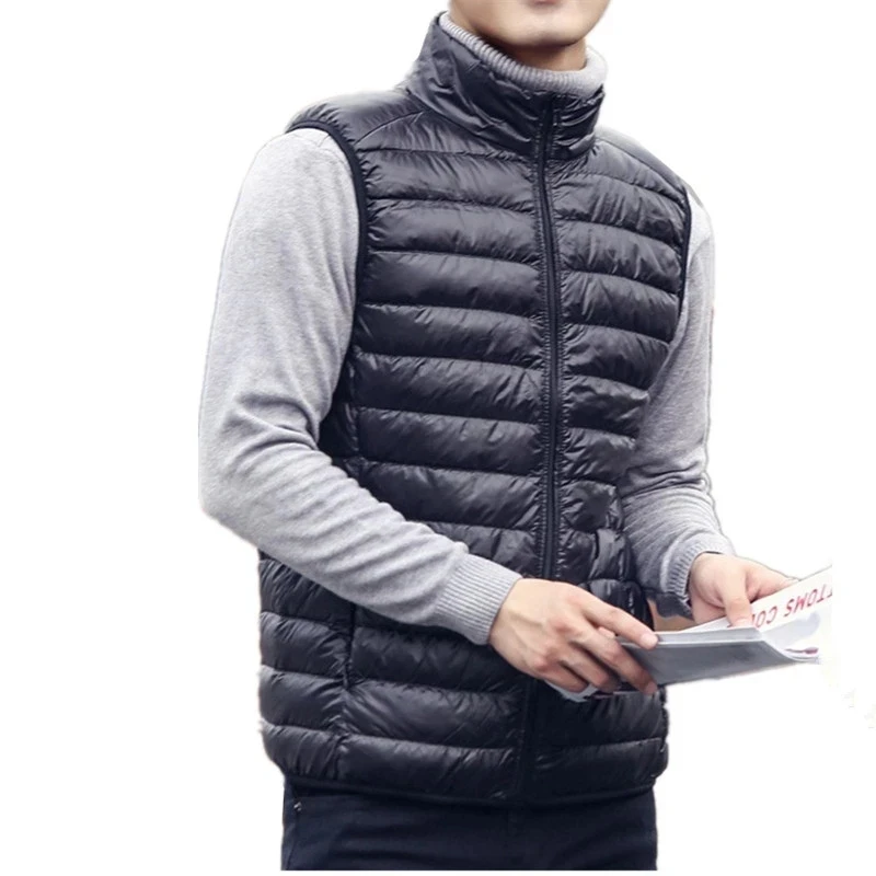 Down Vest Ultralight - الخريف الشتاء الرجال بطة أسفل سترة