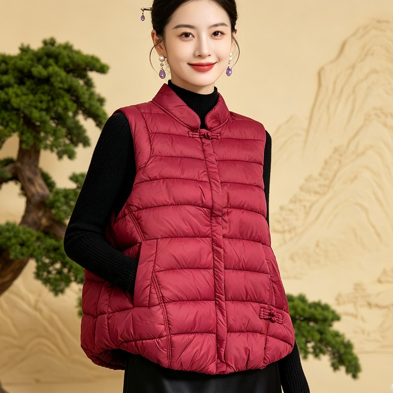 Winter Clothing Deals - سترة نسائية دافئة على الطراز الصيني،