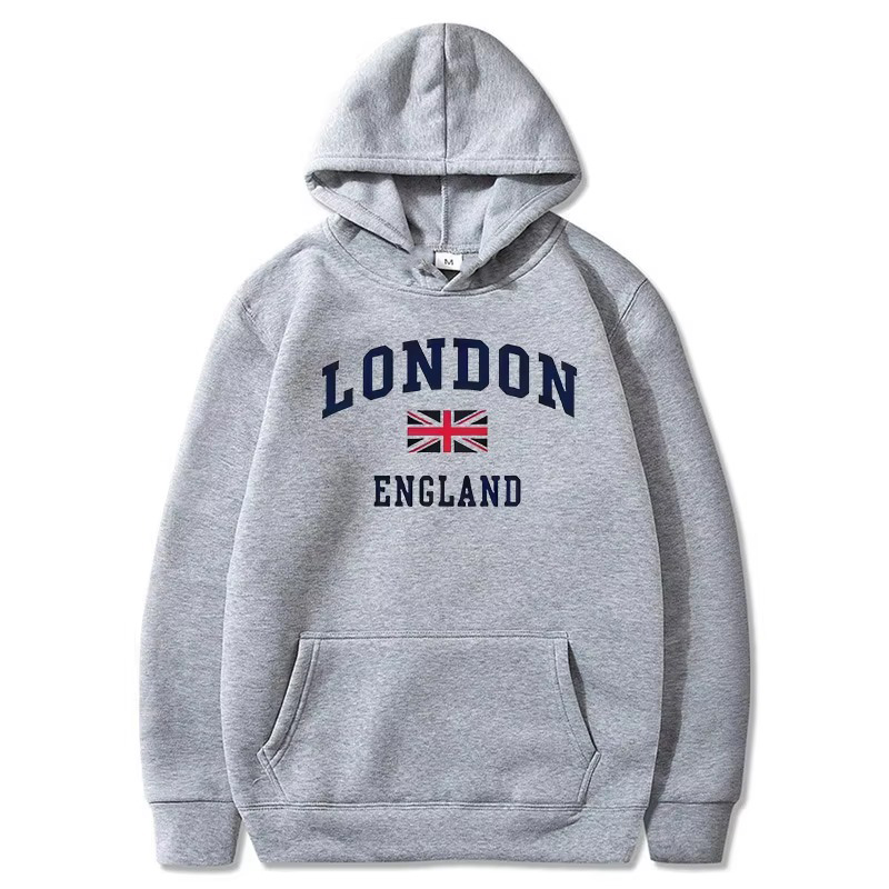 Winter Clothing London - هودي لندن إنجلترا للرجال، سترات بقلنسوة