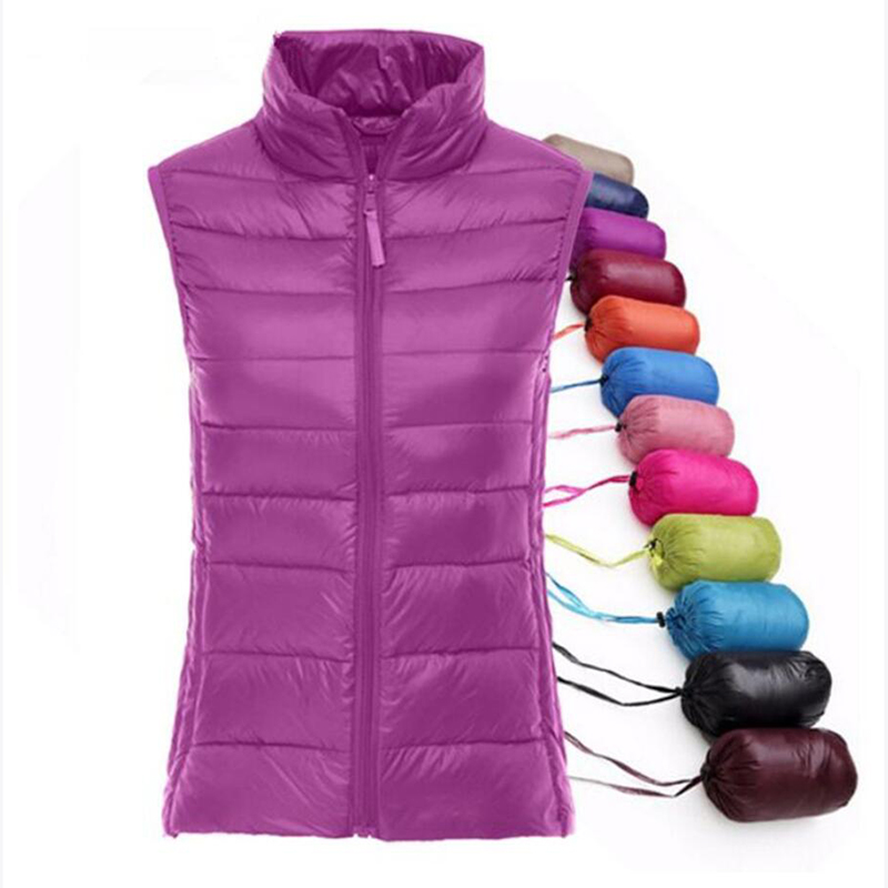 Down Vest Ultralight - سترة نسائية للربيع والخريف 90% ،