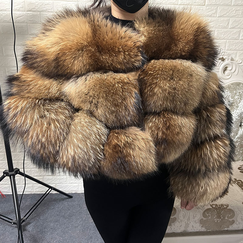 حجم كبير بلايز البني الفراء Ma - مراجعة Winter Clothing Deals وسعره