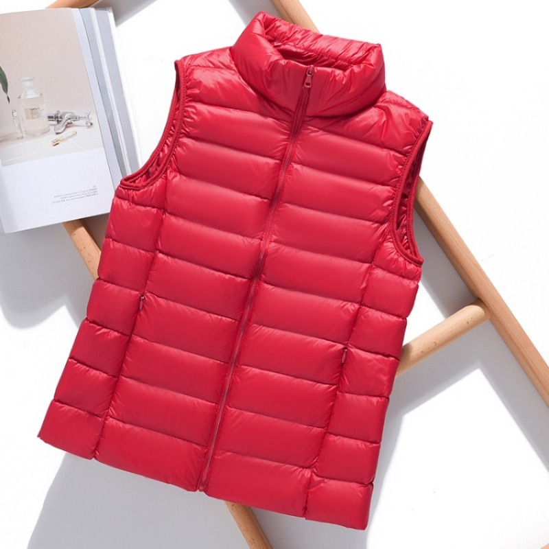 سترة نسائية بلا أكمام خفيفة لل - مراجعة Down Vest Ultralight وسعره