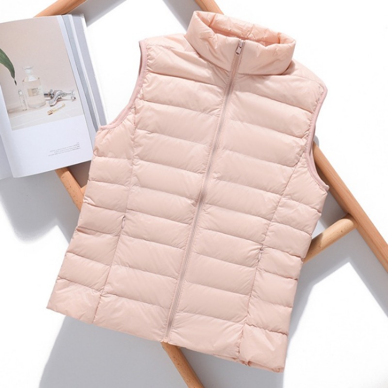 سترة نسائية بلا أكمام خفيفة لل - مراجعة Down Vest Ultralight وسعره