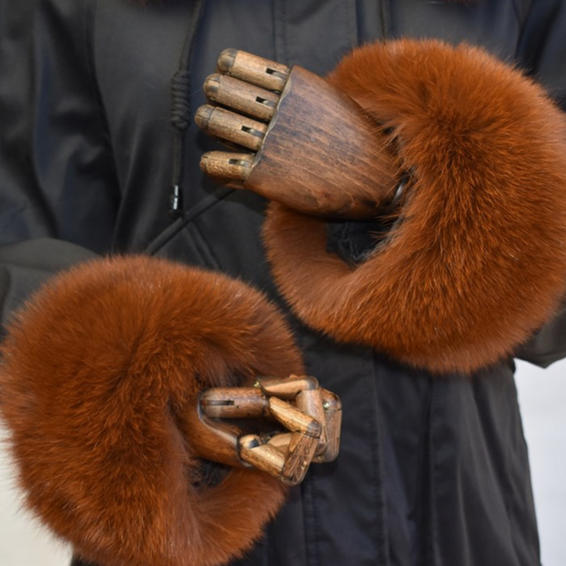 الثعلب الفراء الأصفاد للنساء ك - مراجعة Winter Clothing Deals وسعره