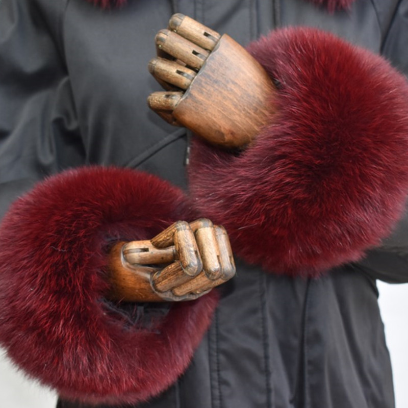الثعلب الفراء الأصفاد للنساء ك - مراجعة Winter Clothing Deals وسعره