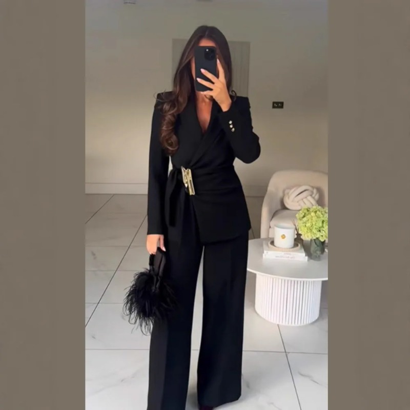 طقم بدلة نسائية من قطعتين مع ز - مراجعة Winter Clothing Deals وسعره