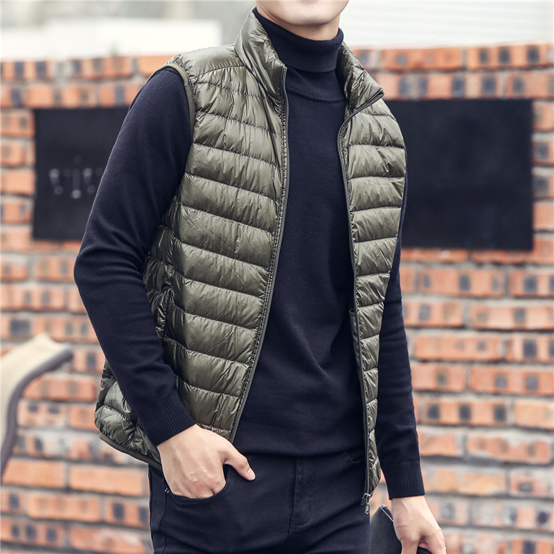 الرجال أكمام البخاخ السترات ،  - مراجعة Down Vest Ultralight وسعره