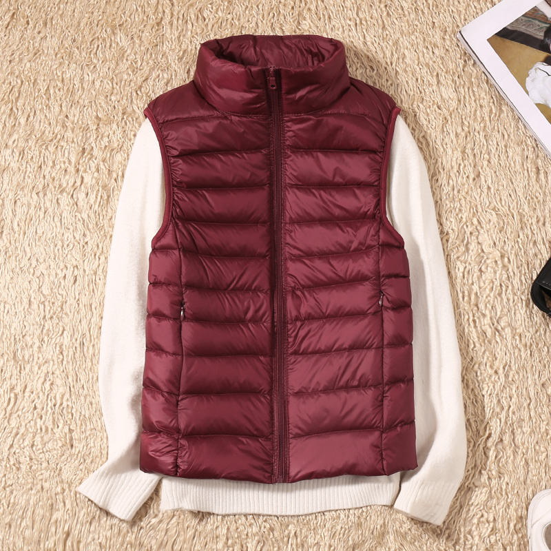 سترة نسائية خفيفة للغاية ، ستر - مراجعة Down Vest Ultralight وسعره