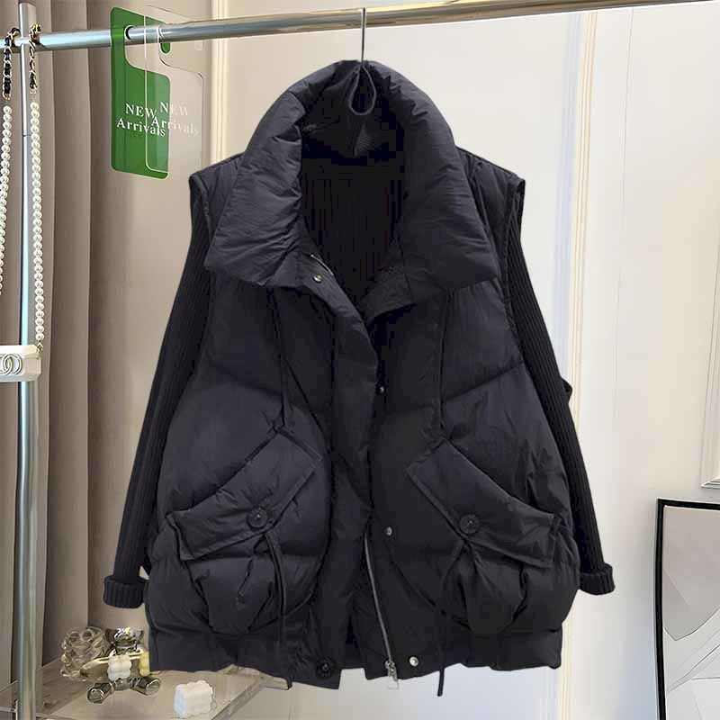 سترات نسائية من الحرير الكوري  - مراجعة Down Vest Ultralight وسعره