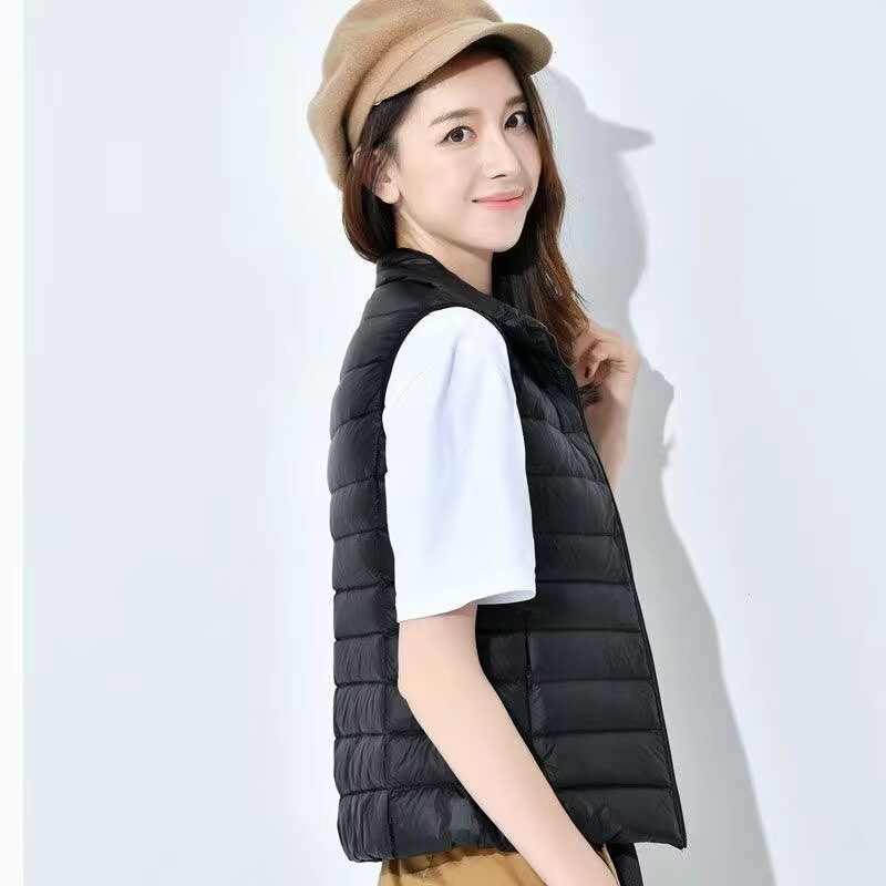 سترات نسائية بدون أكمام، معاطف - مراجعة Down Vest Ultralight وسعره