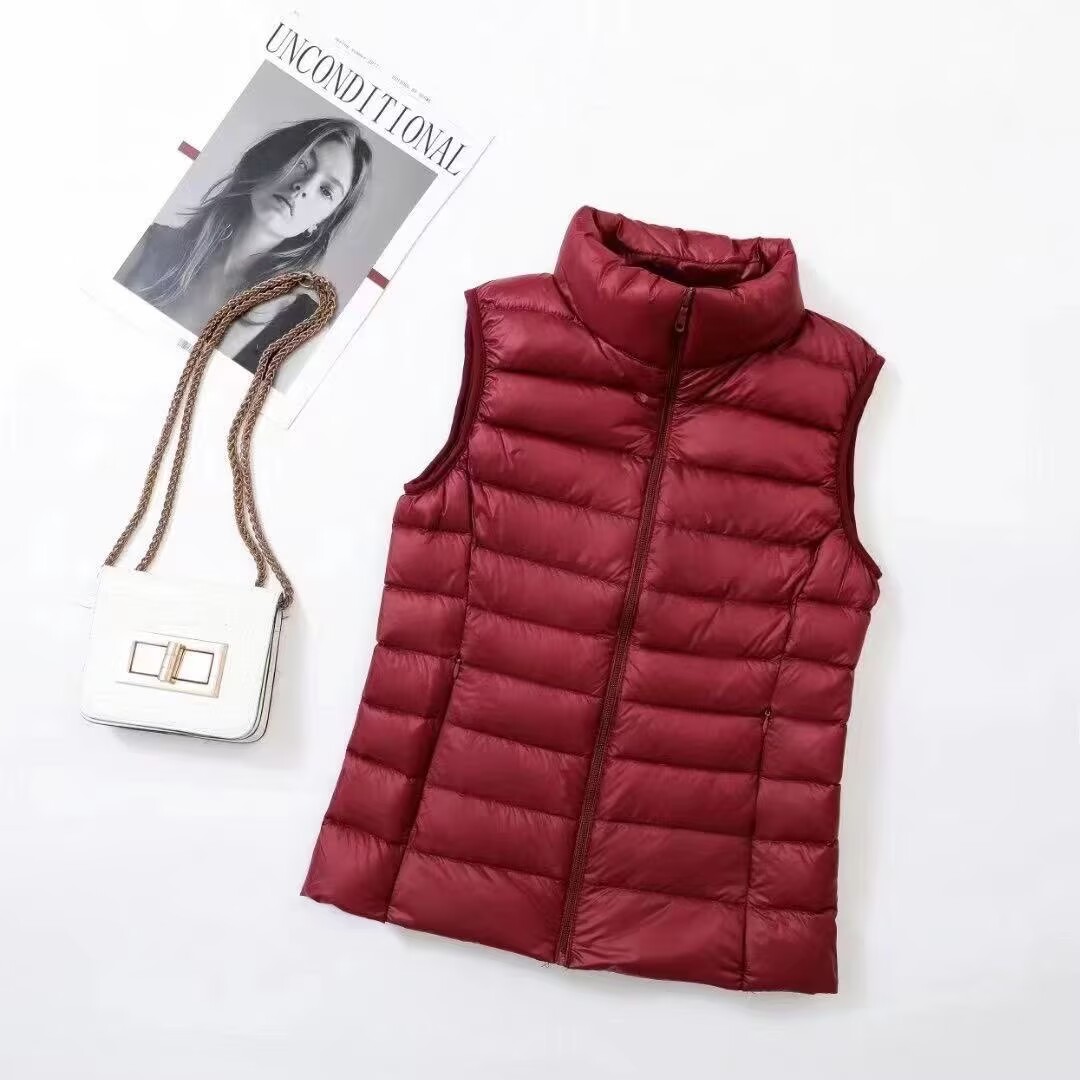 سترات نسائية بدون أكمام، معاطف - مراجعة Down Vest Ultralight وسعره