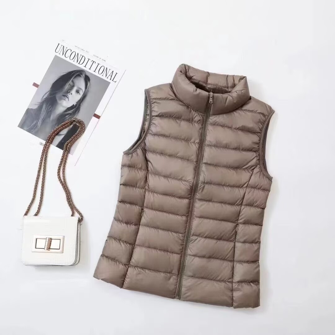 سترات نسائية بدون أكمام، معاطف - مراجعة Down Vest Ultralight وسعره