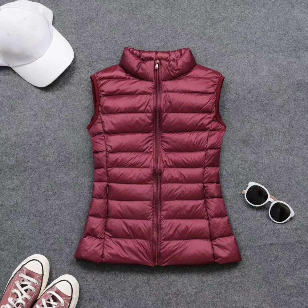 سترة نسائية للربيع والخريف 90% - مراجعة Down Vest Ultralight وسعره