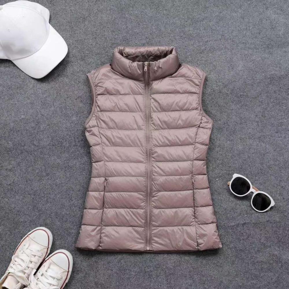 سترة نسائية للربيع والخريف 90% - مراجعة Down Vest Ultralight وسعره